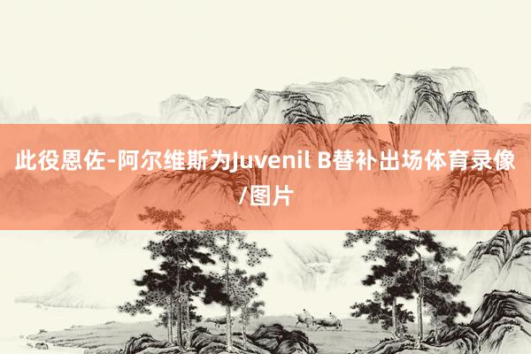 此役恩佐-阿尔维斯为Juvenil B替补出场体育录像/图片